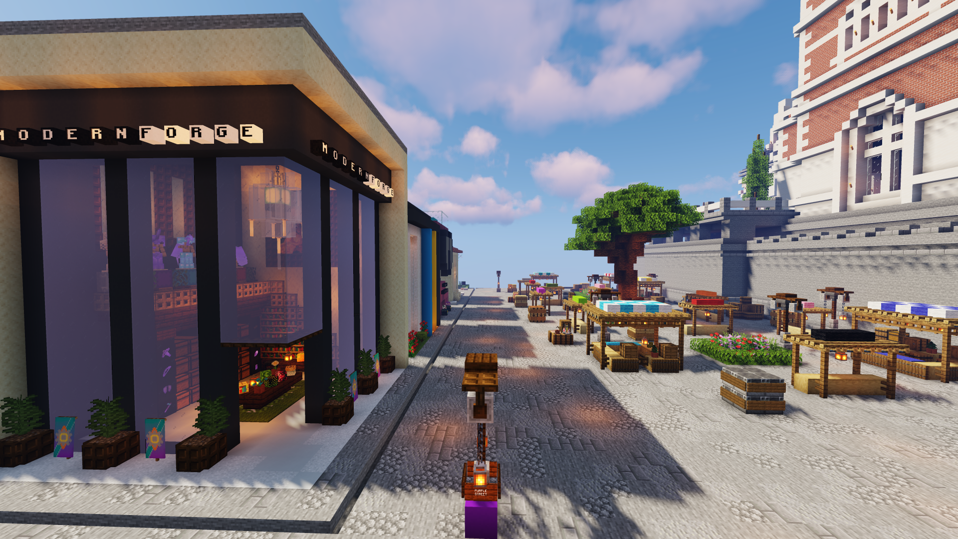 Shopping District - Minecraft - TogetherCraft - Adult Minecraft Server