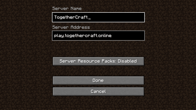 Guide & FAQ | Adult Minecraft Server | TogetherCraft