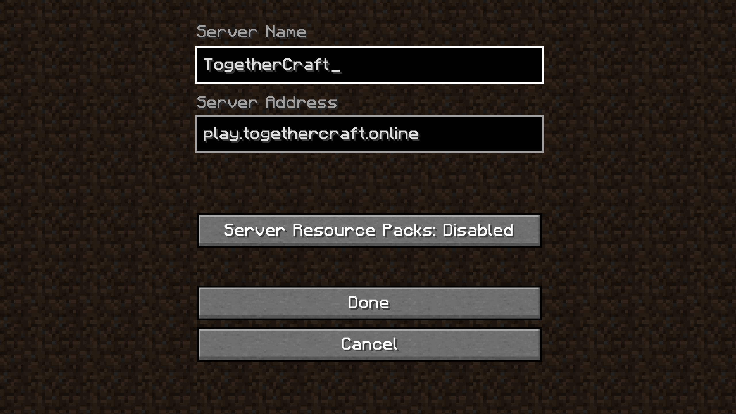 Adult Minecraft Server - TogetherCraft