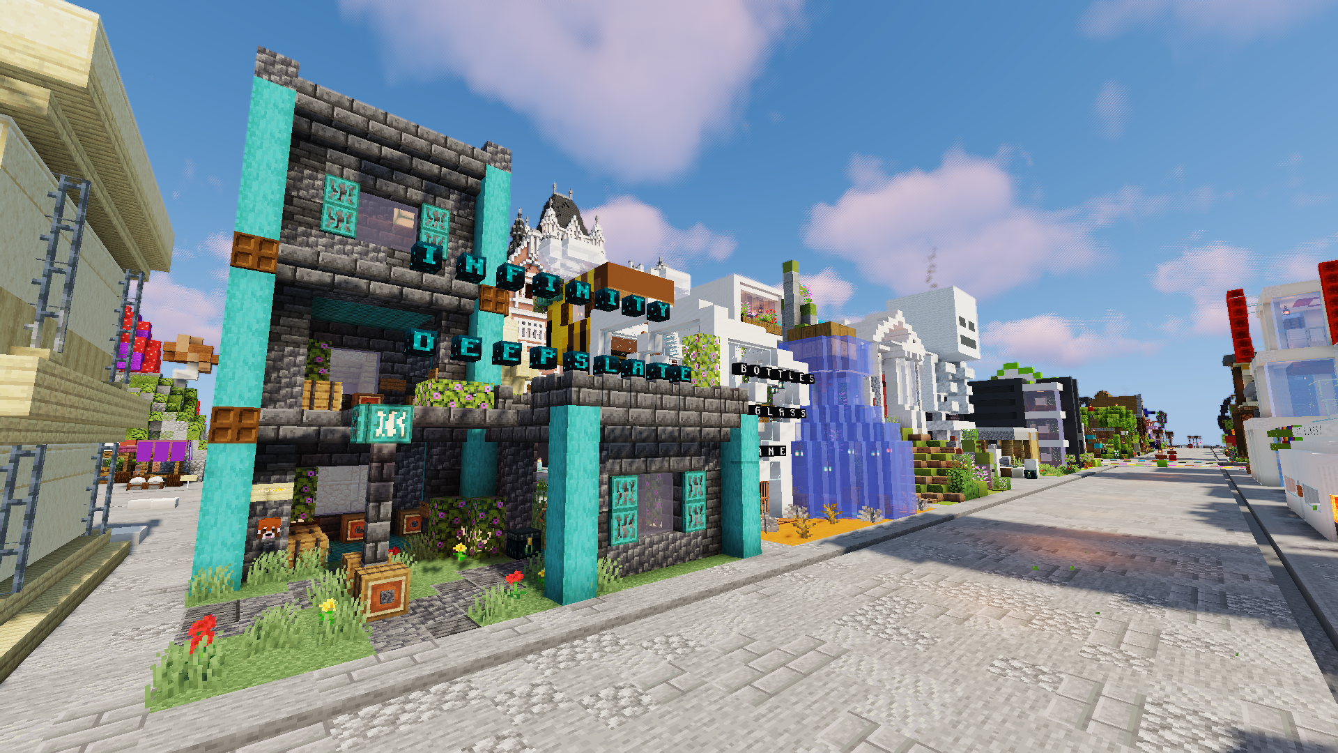 Minecraft shopping district