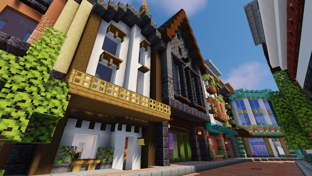 Minecraft village city
