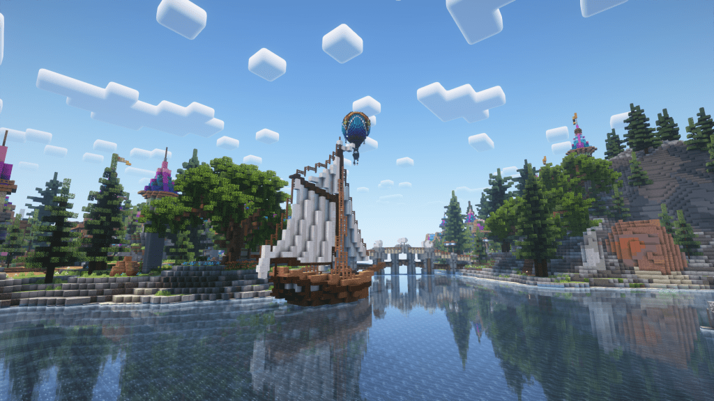 Minecraft fantasy Boat