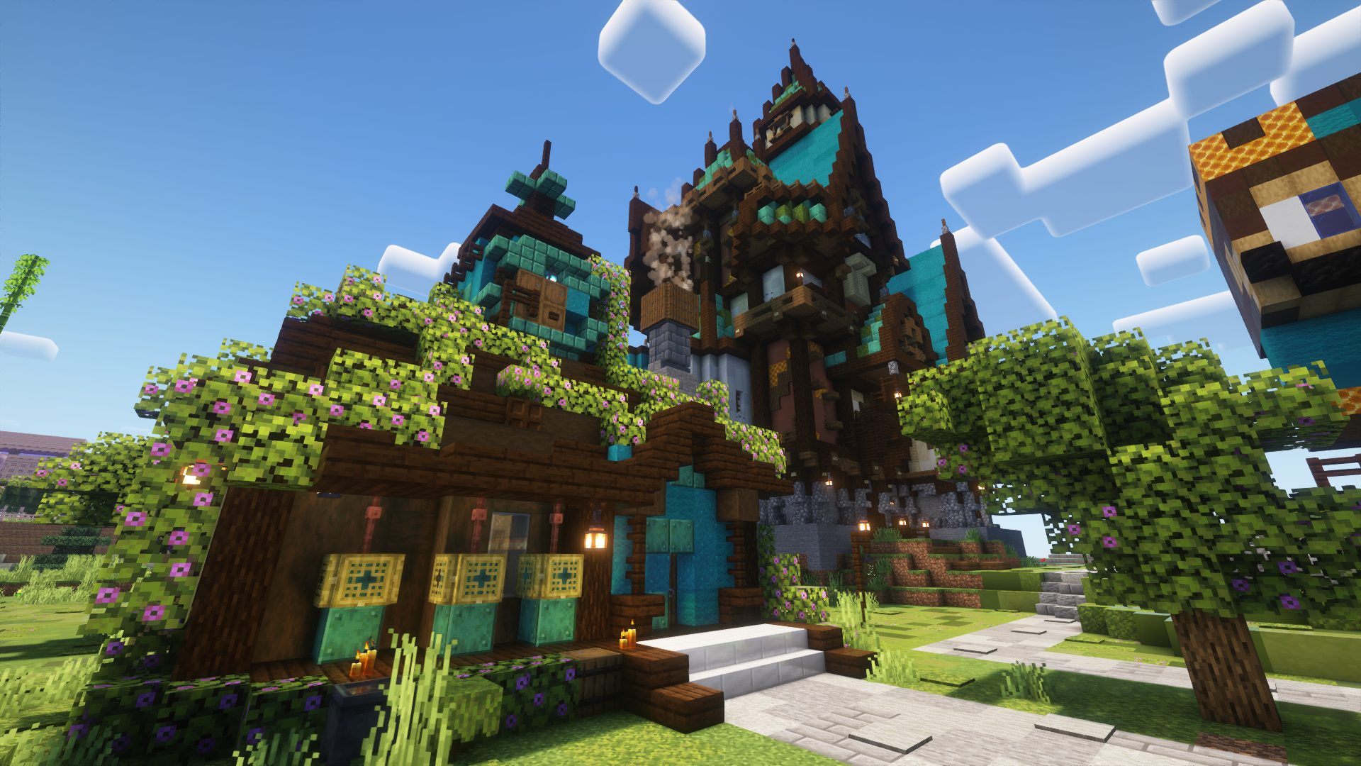 Minecraft fantasy house
