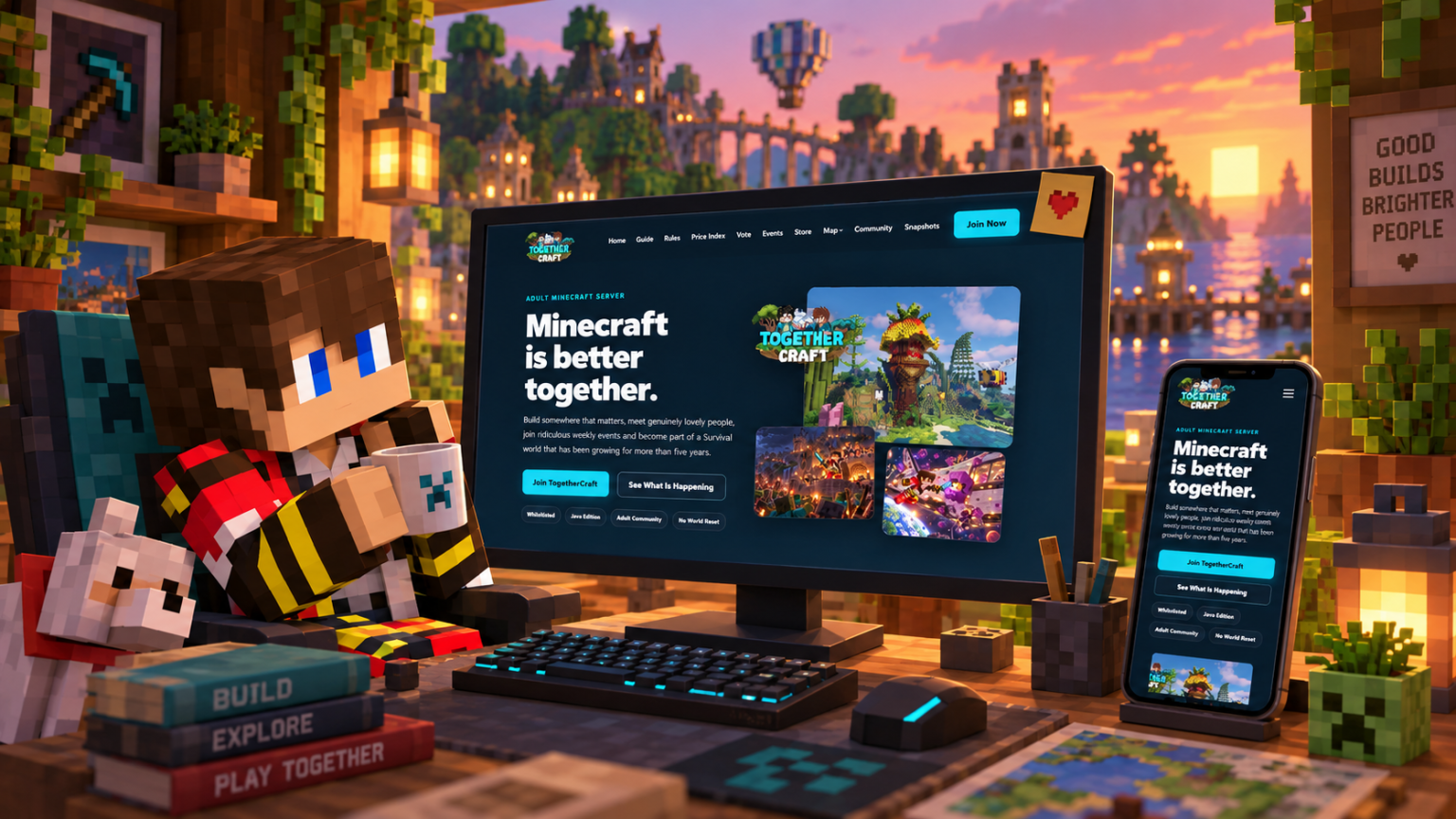 The New TogetherCraft Website Is Here! 💙